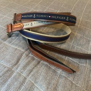 3 Tommy Hilfiger men’s belts Size 38/95
